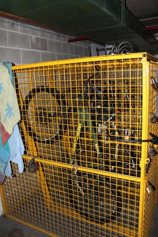 mbta bike cage